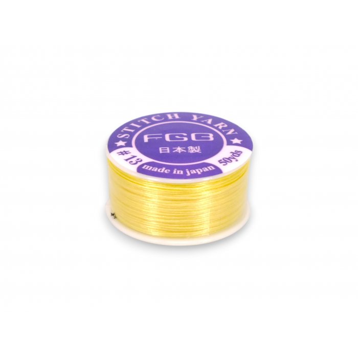 Nylónová niť FGB- 0,1mm Žltá 46m(N609)